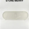 White Marble Long Oval Tray 400×140×16mm | STONE‑MERRY Natural Stone Decor Tray