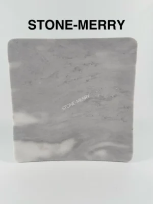 Grey Natural Marble Square Tray 177×177×10mm Rounded Corner With STONE‑MERRY